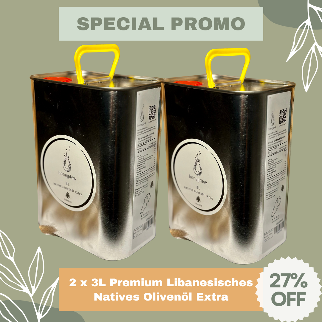 2 x 3L Lebanese Olive Oil