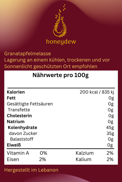 Libanesische Granatapfelmelasse